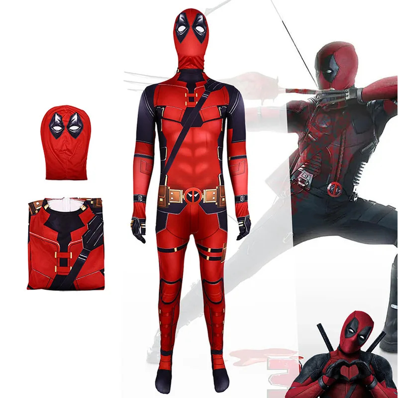 3D Printing Mask - Novo filme cosplay de halloween deadpool