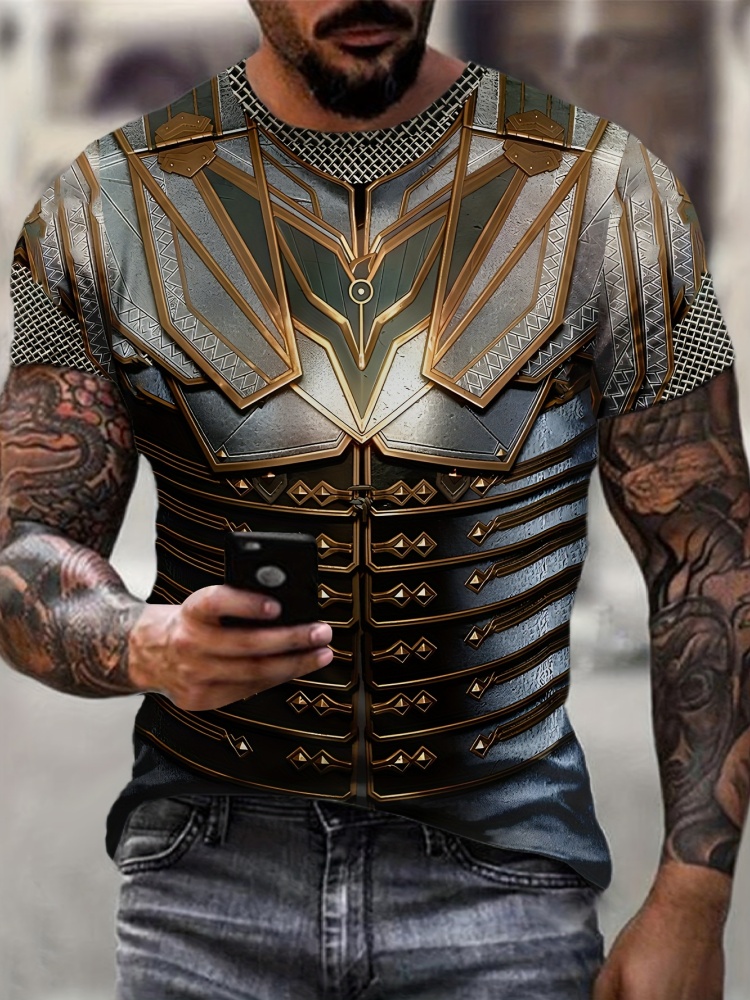 3D Printing Knight Armor - 3d impresso rua cavaleiro ouro ninja