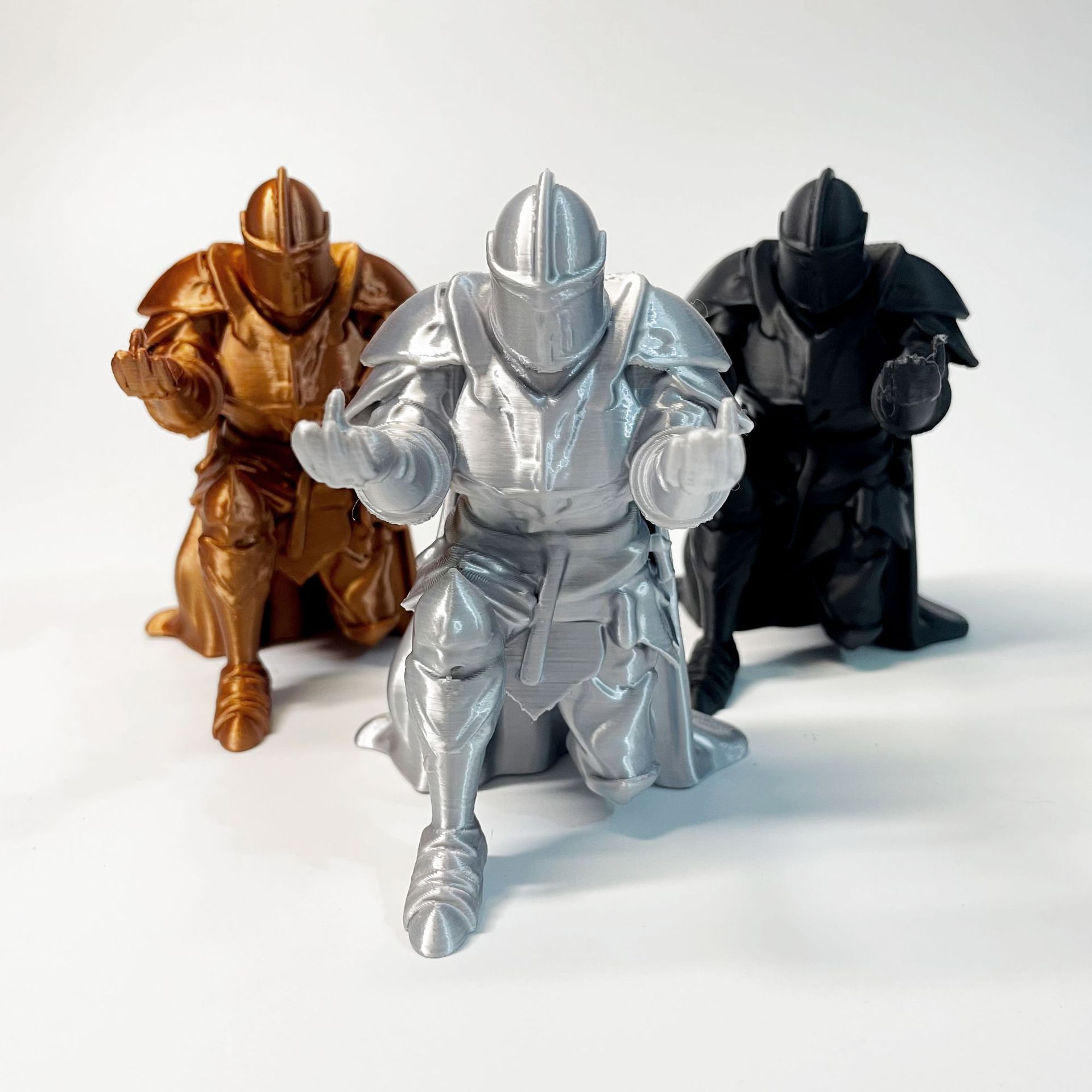 3D Printing Knight Armor - Suporte para canetas 3D em formato