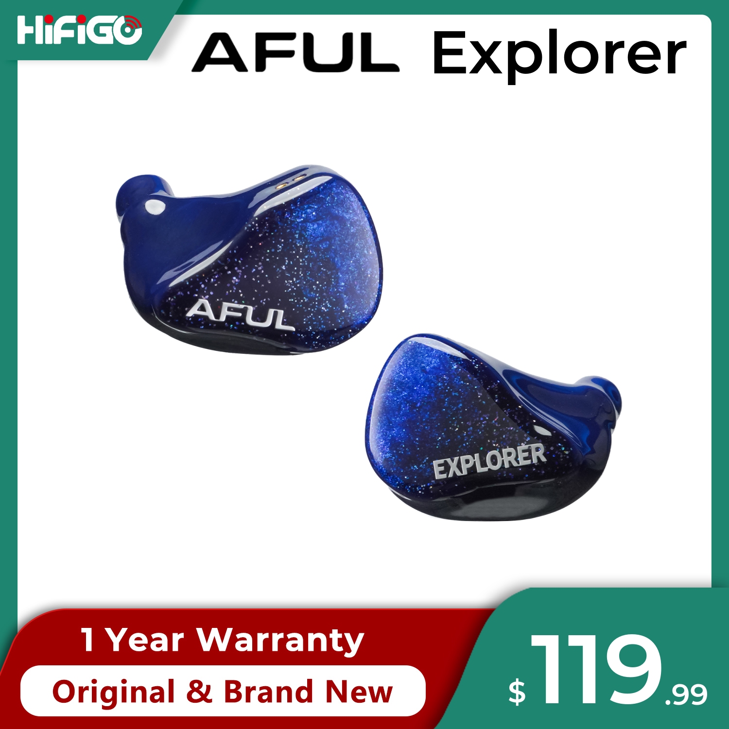 3D Printing Youtube Videos - HiFiGo AFUL Explorer Fones de ouvido