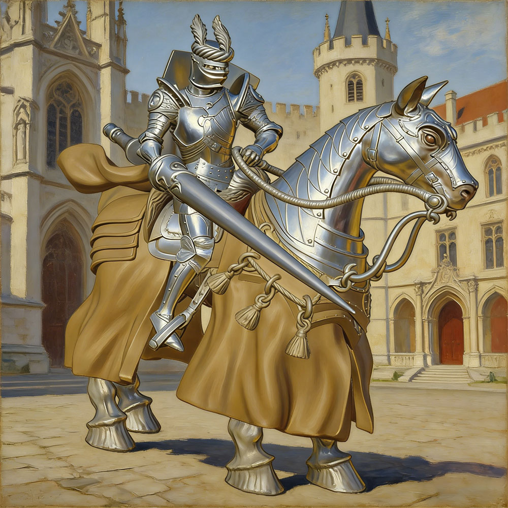 3D Printing Knight Armor - Ornamento de mesa 1/24, modelo de