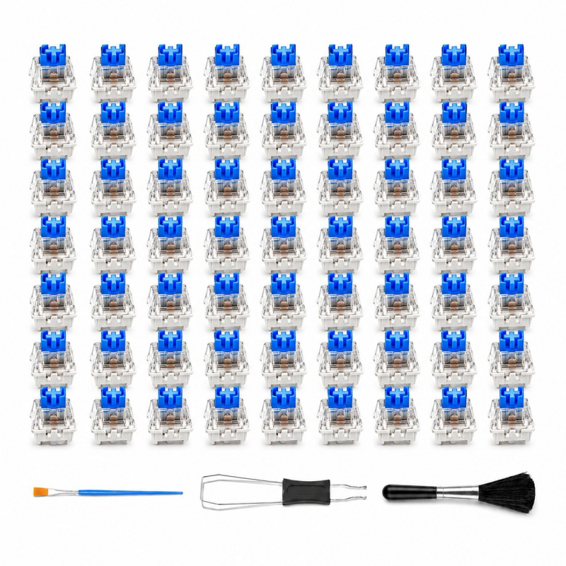 3D Print Removal Tool - 60 Peças de Interruptores de Teclado