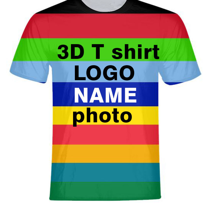 3D Printing Logo - 3d juventude t camisa masculina livre