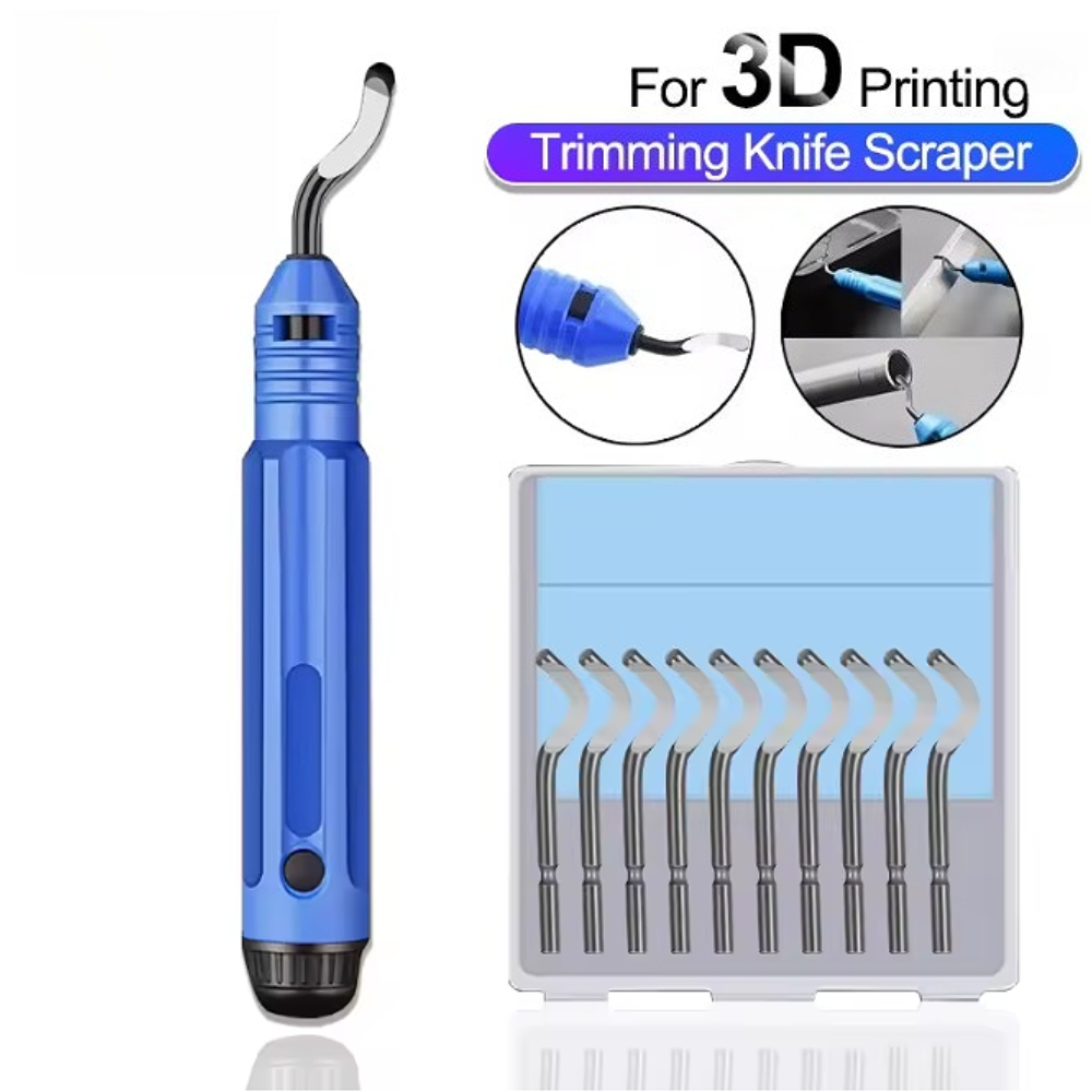 3D Print Removal Tool - Mão rebarba aparar faca raspador chanfro