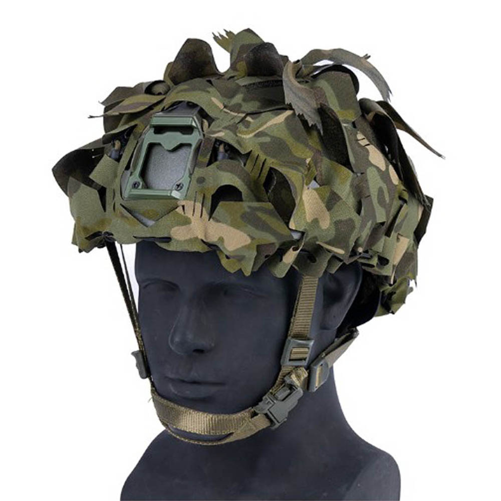 3D Printing Laser Cutting - Capa de Capacete Tático Camuflada 3D