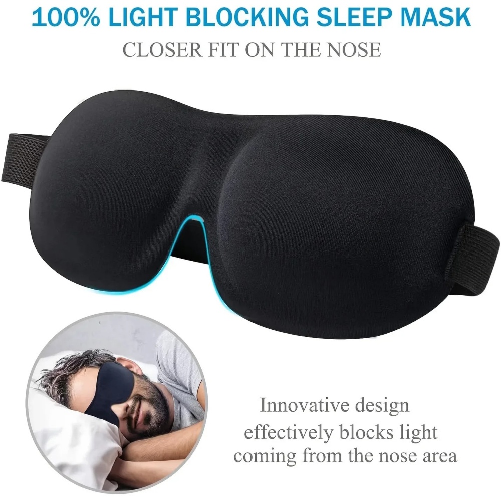 3D Printing Mask - Máscara de Dormir 3D, Protetor Ocular
