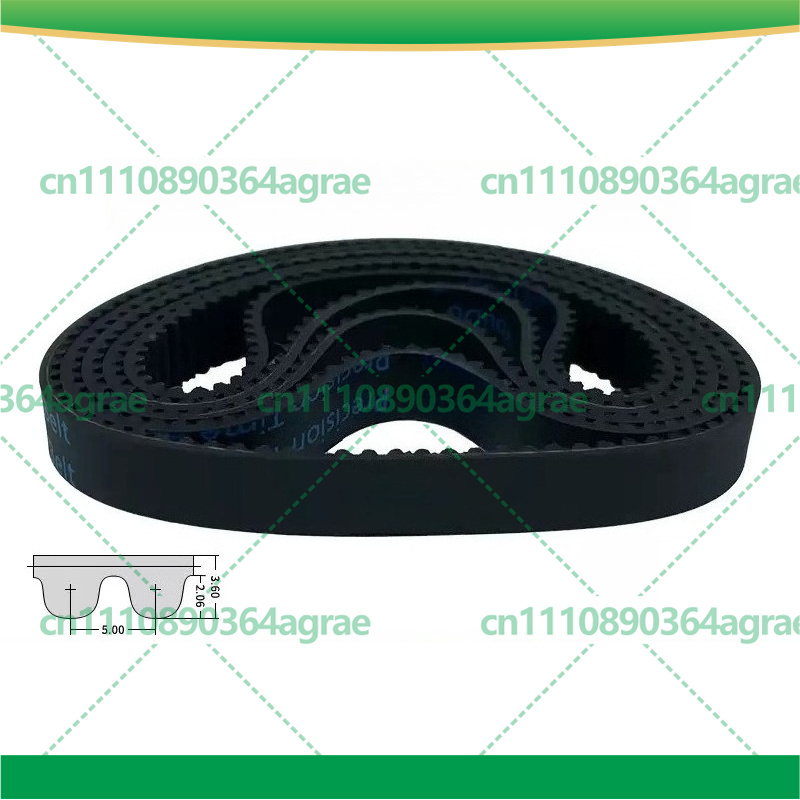 Timing Belt - 5 Peças Correia Dentada de Borracha