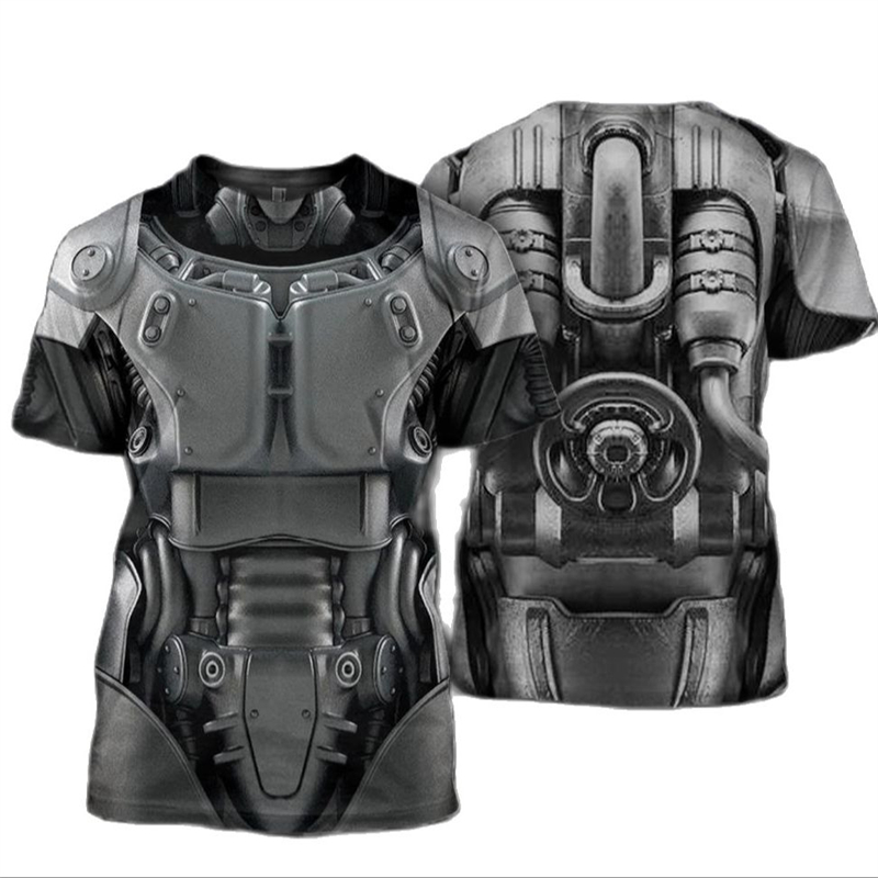 3D Printing Knight Armor - Impressão 3d cavaleiro armadura cosplay camiseta