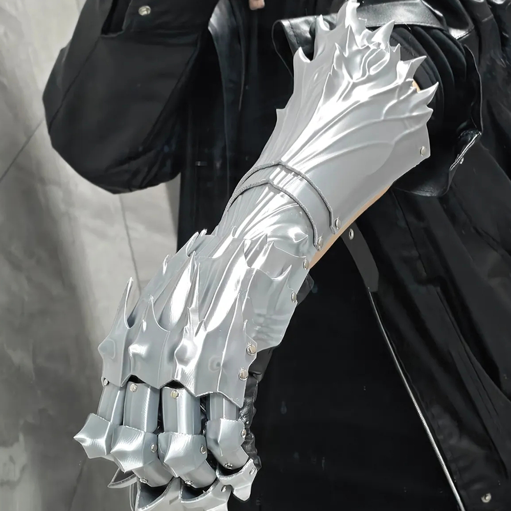 Luvas de Armadura Mecânica Cyb - 3D Printing Knight Armor avaliação e preço