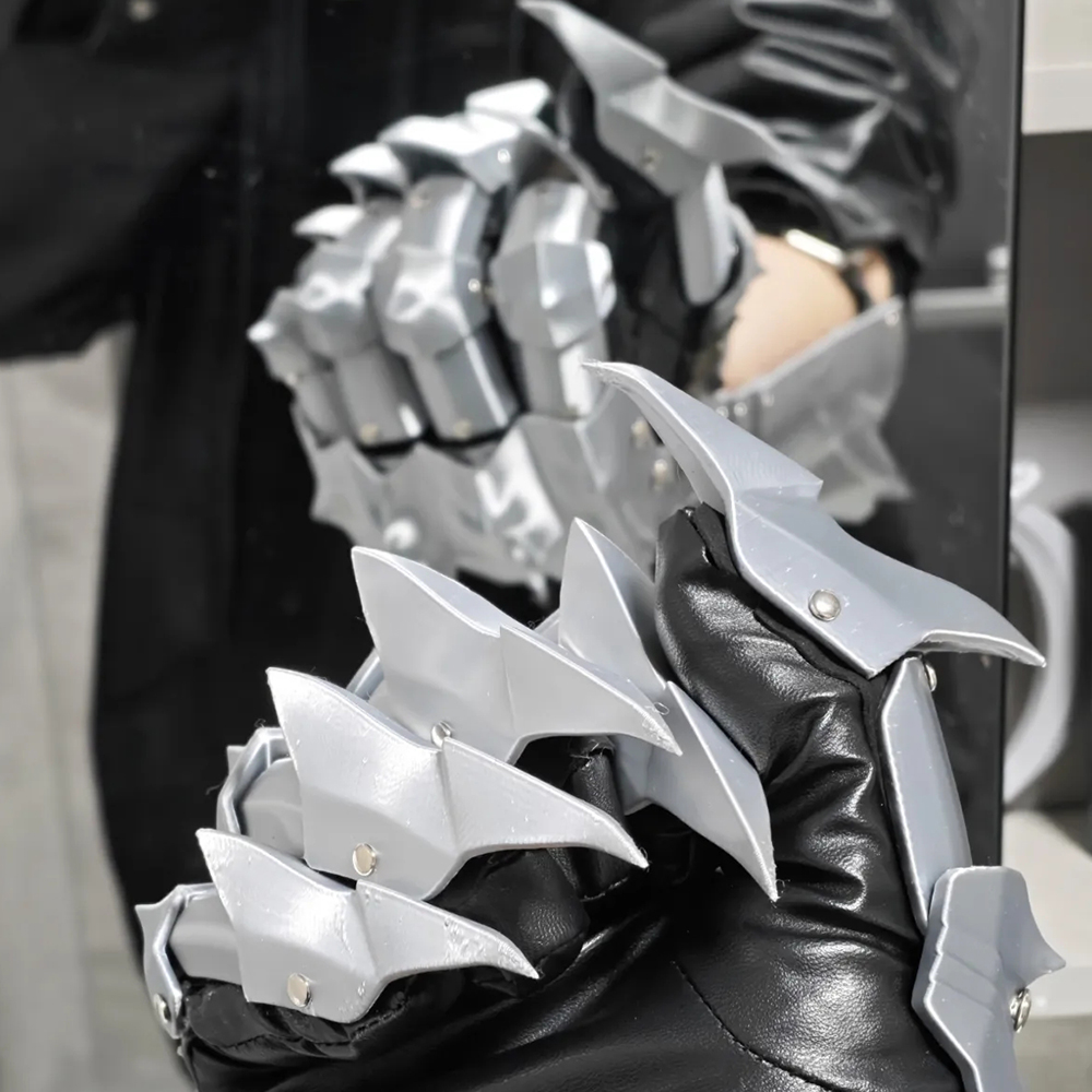 Luvas de Armadura Mecânica Cyb - 3D Printing Knight Armor avaliação e preço