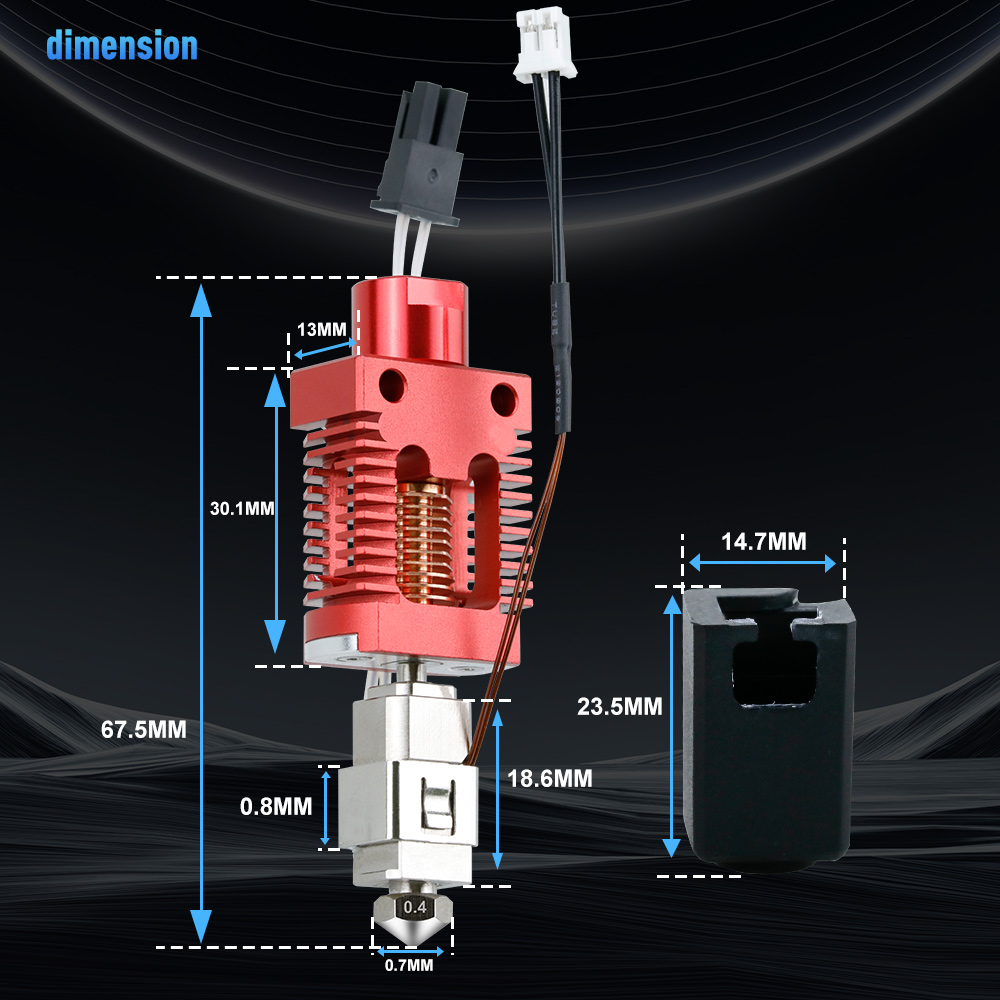Kit Hotend para Creality Ender - Ender 3 Upgrade Kit avaliação e preço