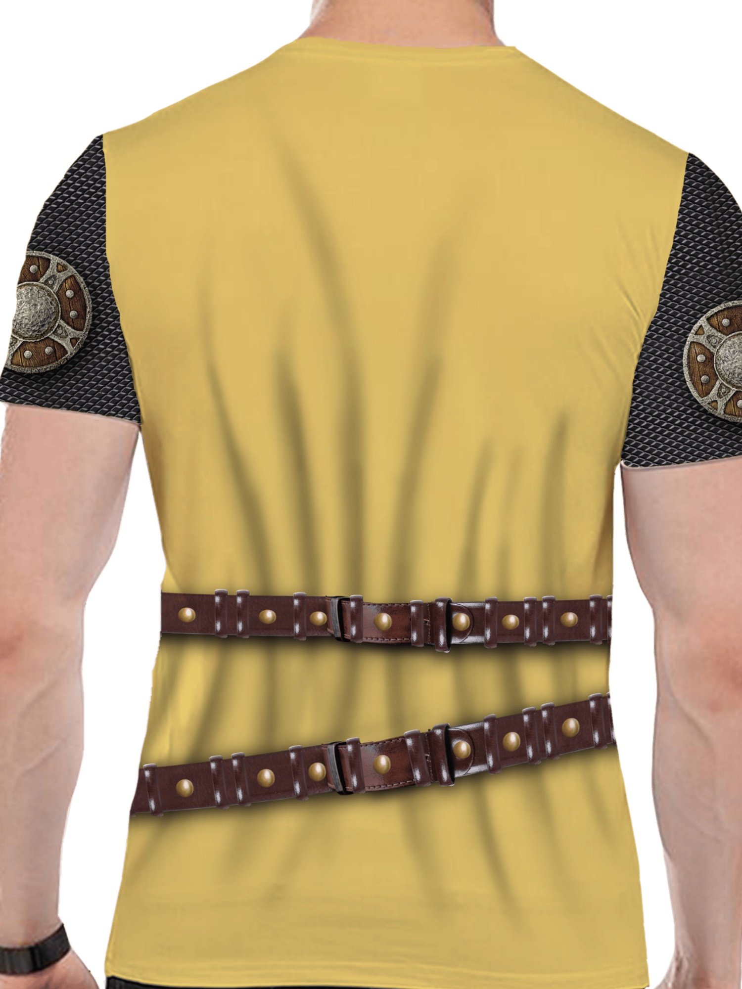 Camiseta masculina elegante co - 3D Printing Knight Armor avaliação e preço