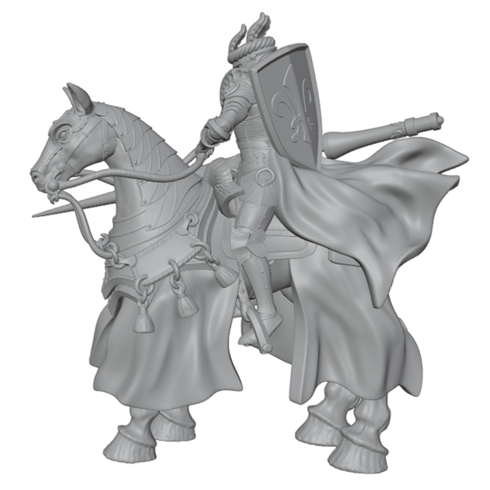 Ornamento de mesa 1/24, modelo - 3D Printing Knight Armor avaliação e preço