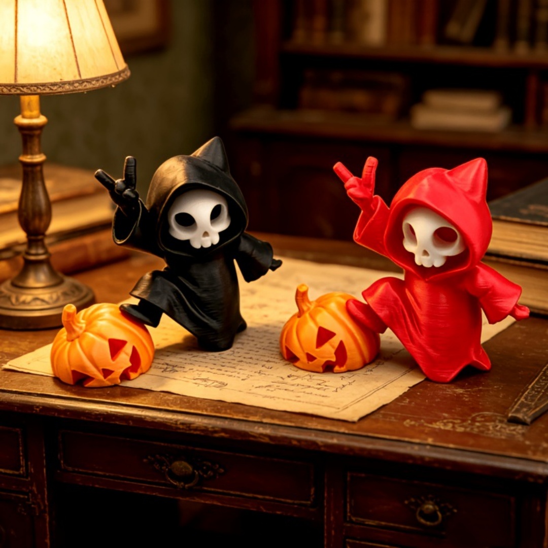 Figurinha de Halloween do Grim - 3D Printing House avaliação e preço