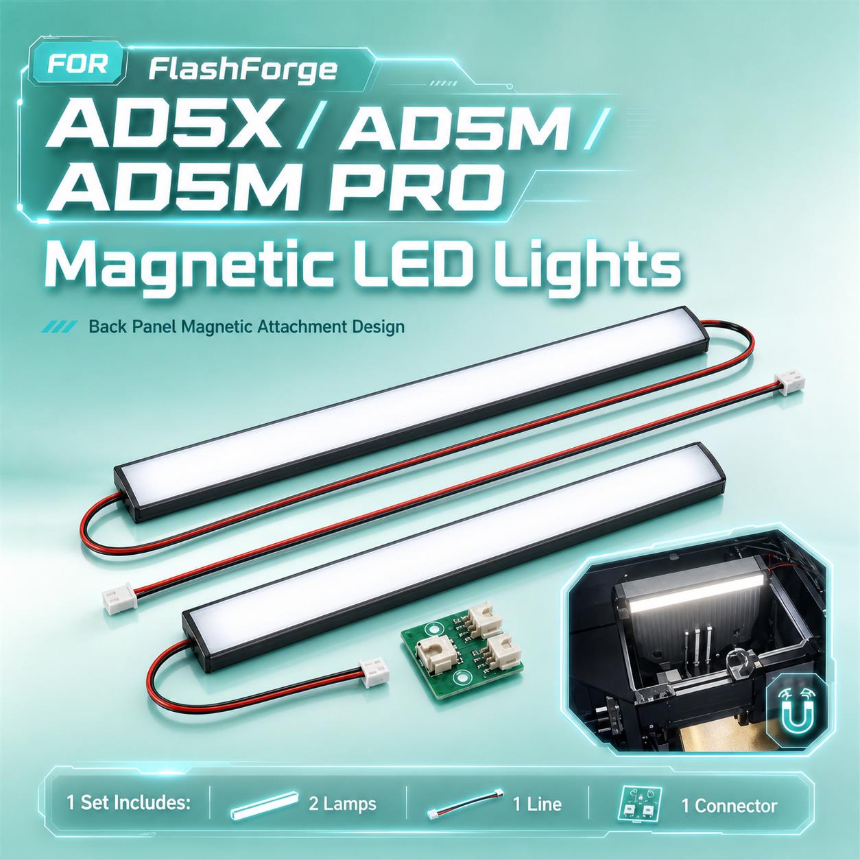 Barra de Luz LED Super Brilhan - 3D Printer Cable Chain avaliação e preço