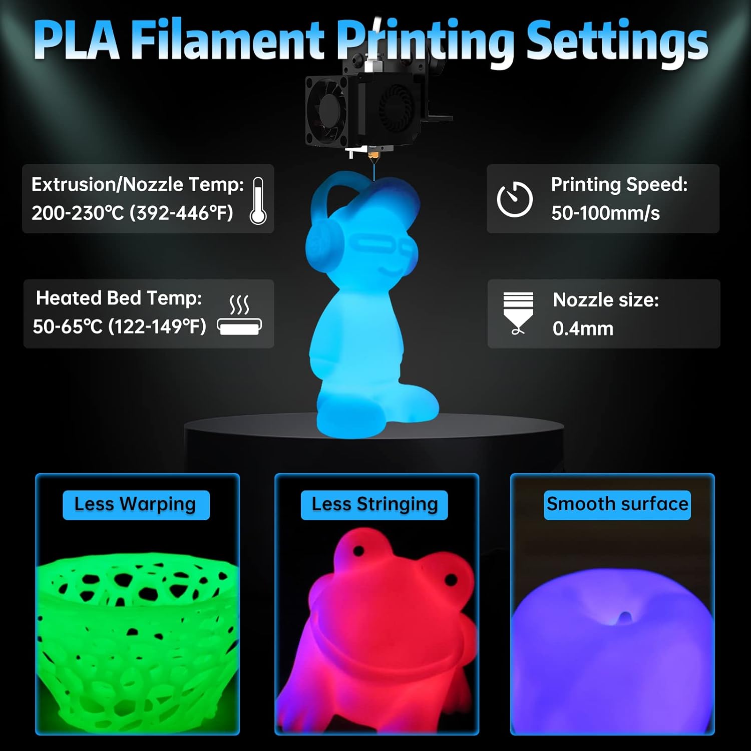 Filamento PLA que Brilha no Es - Pla Filament 1.75Mm avaliação e preço