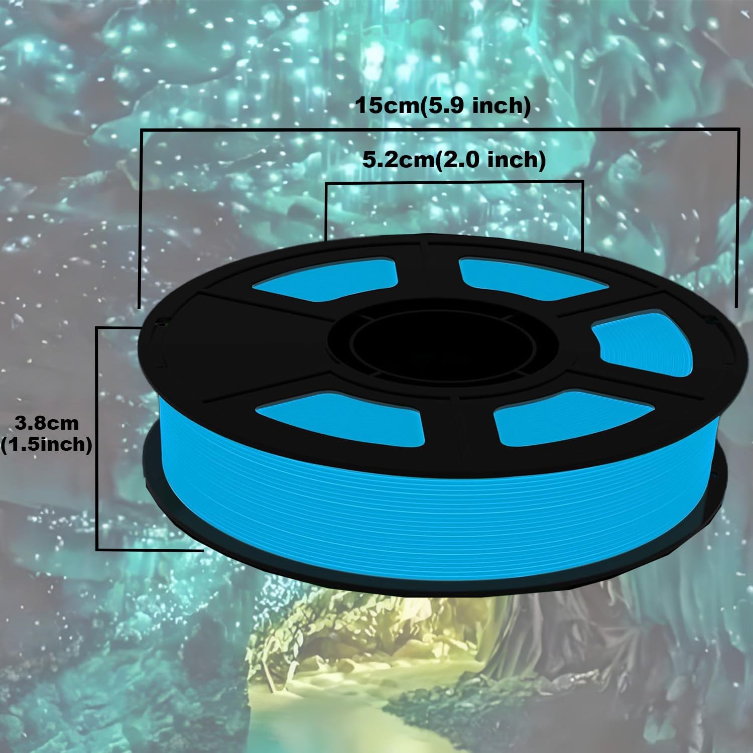 Filamento PLA que Brilha no Es - Pla Filament 1.75Mm avaliação e preço