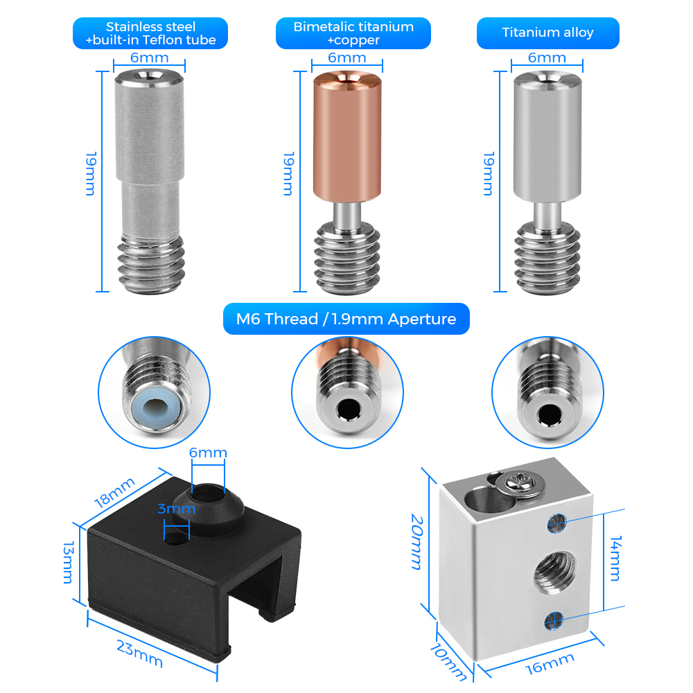Atualizar Kit Hotend 300 °   P - Ender 3 Upgrade Kit avaliação e preço
