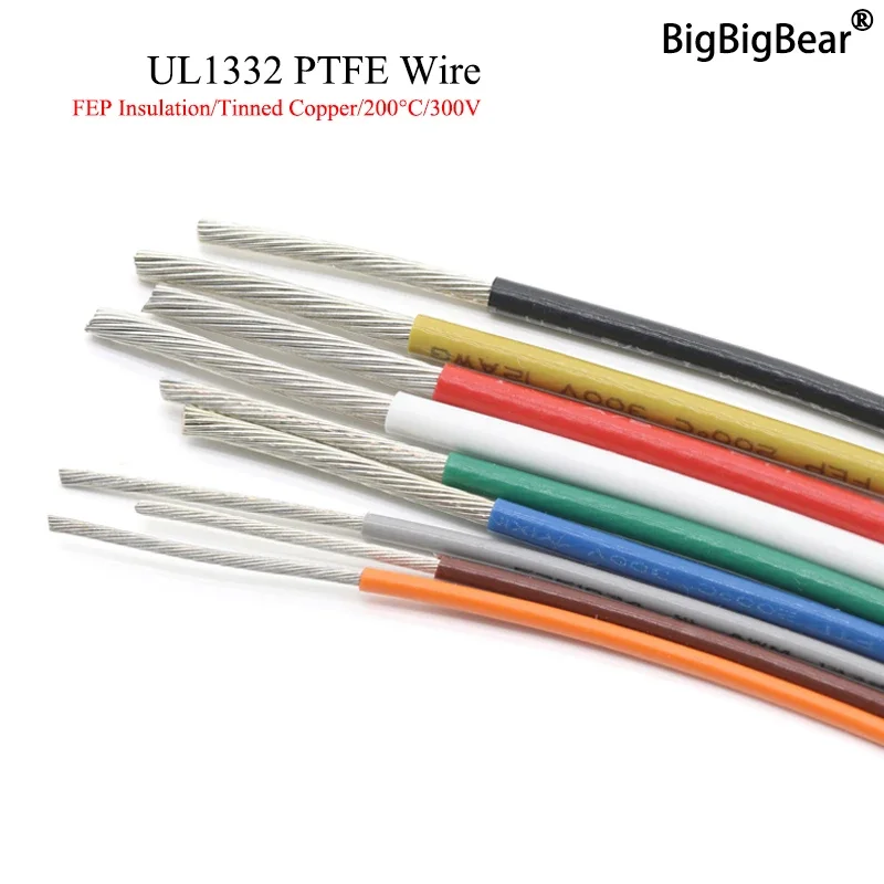 Fio ptfe ul1332 de 1m/5m, 30/2 - 3D Printer Cable Chain avaliação e preço