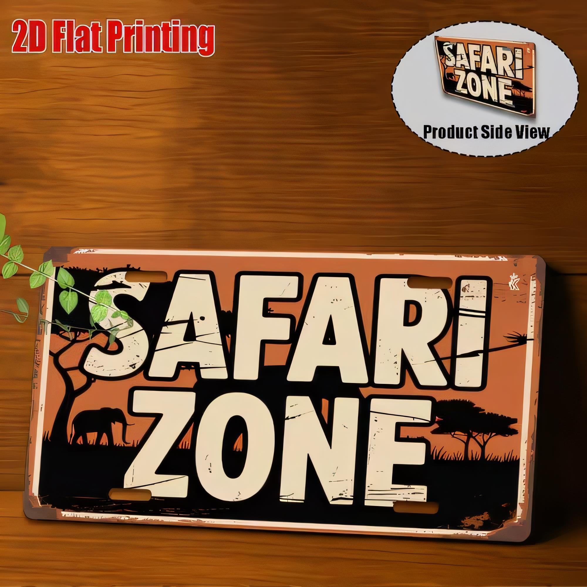 Placa de Metal Vintage Estilo  - 3D Printing Zone avaliação e preço