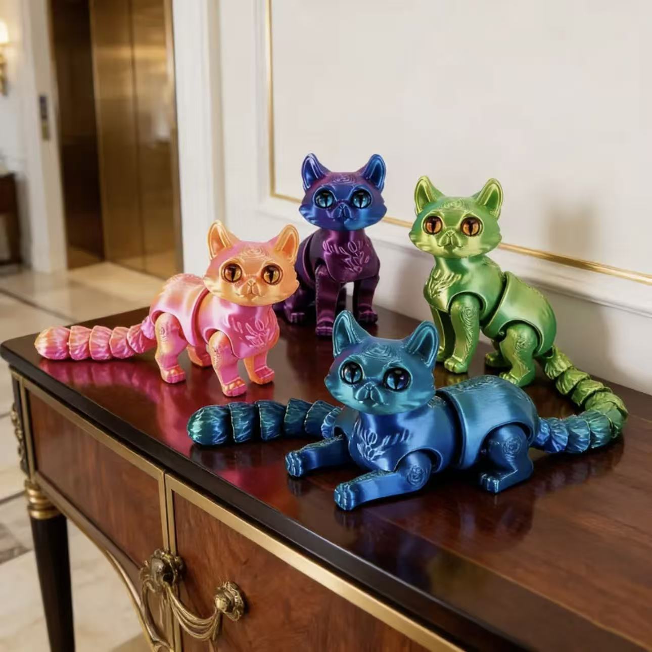 1 unidade de Estatueta de Gato - 3D Printing Use avaliação e preço