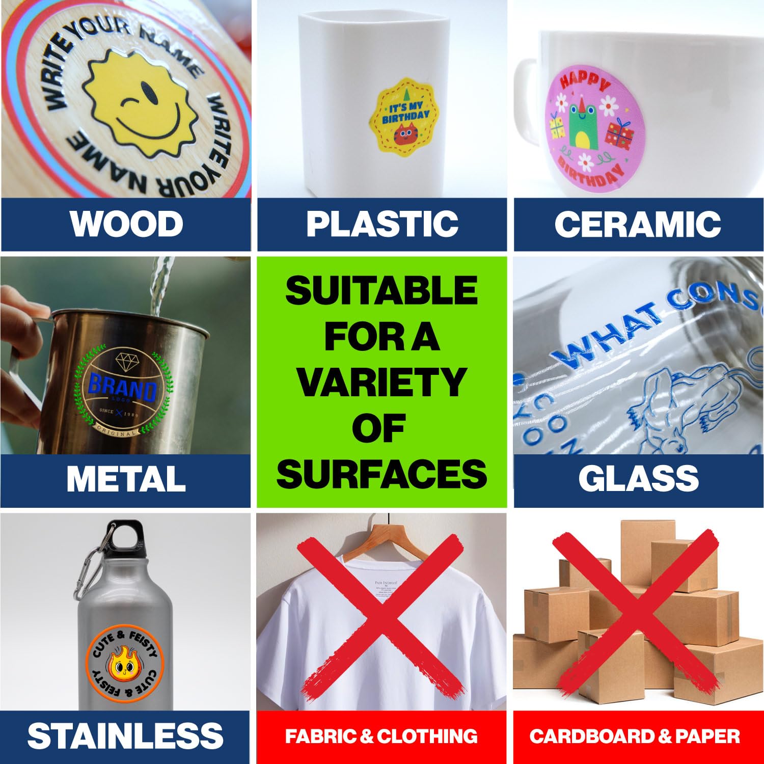 30 peças de adesivos de transf - 3D Printing Logo avaliação e preço